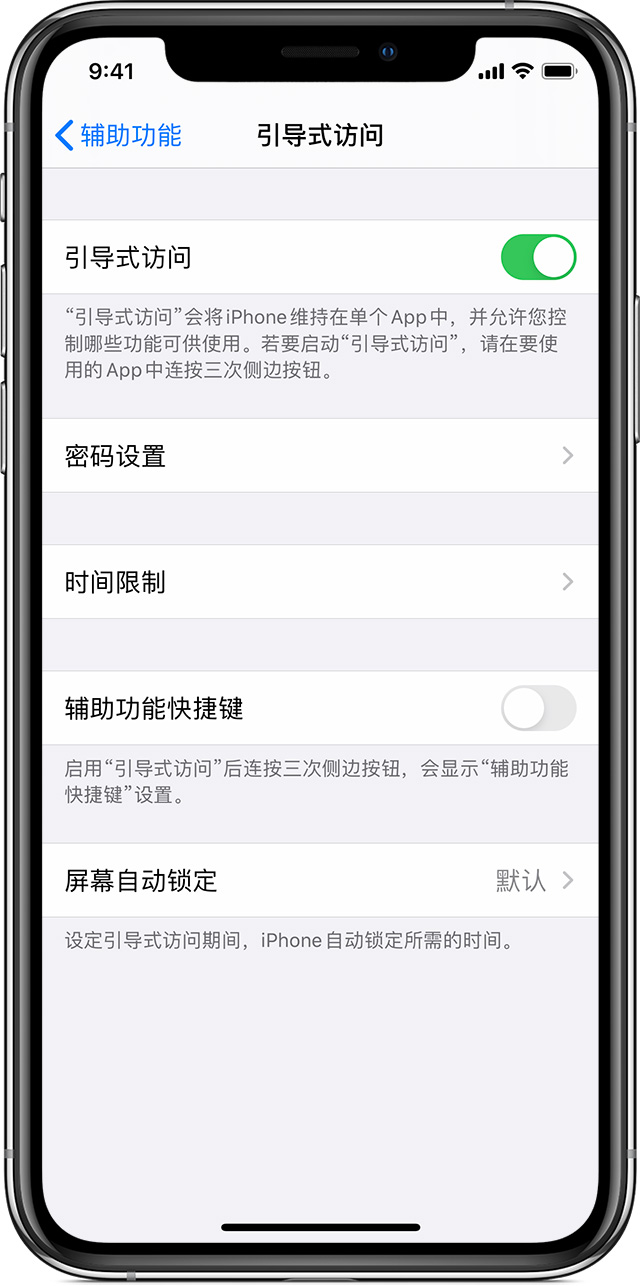 绵阳苹果手机维修分享如何在 iPhone 上退出引导式访问 