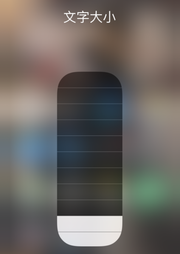 绵阳苹果手机维修分享小技巧：在 iPhone 控制中心快速调节字体大小 